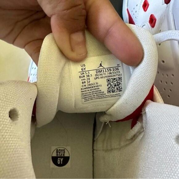 Jordan GS 'White Fire Red’ - Picture 6 of 6
